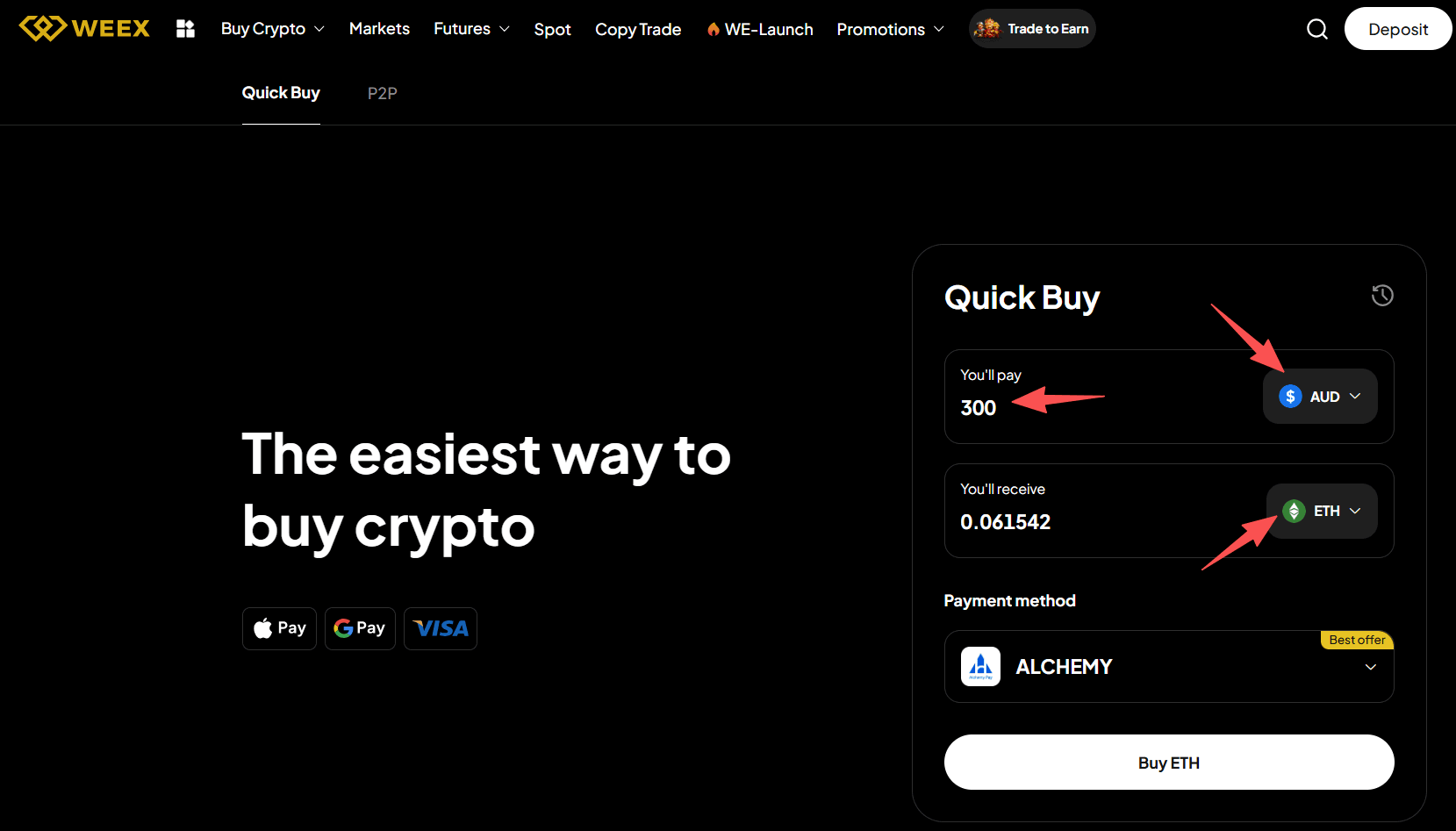 What is WEEX OTC and How to Buy ETH with AUD on WEEX OTC?