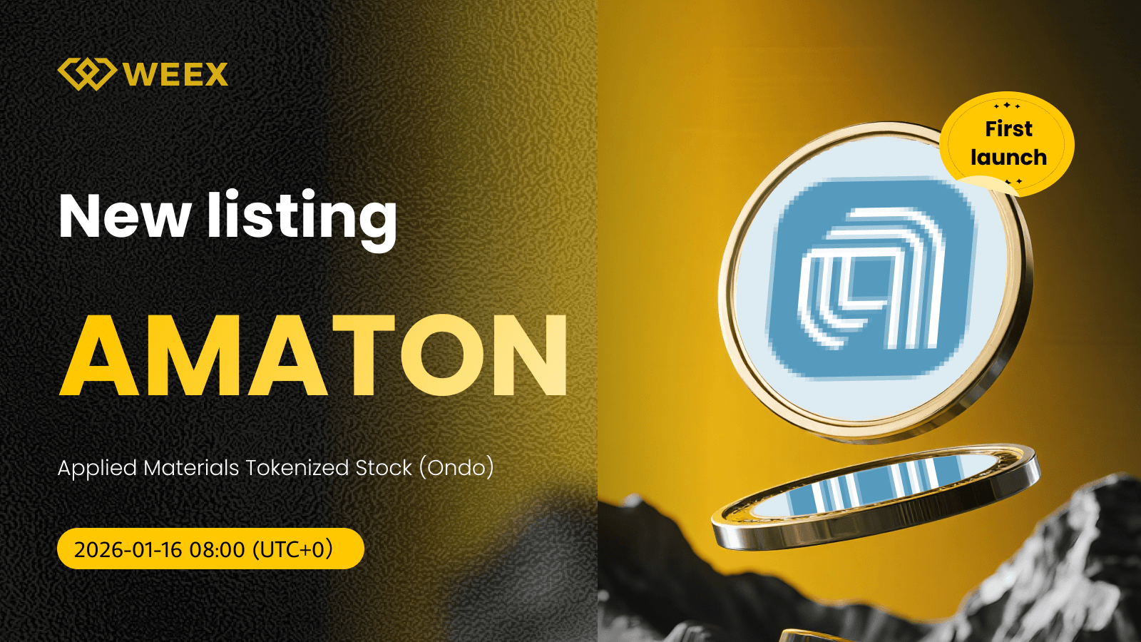 AMATON USDT: Listas de acciones tokenizadas de Applied Materials en WEEX