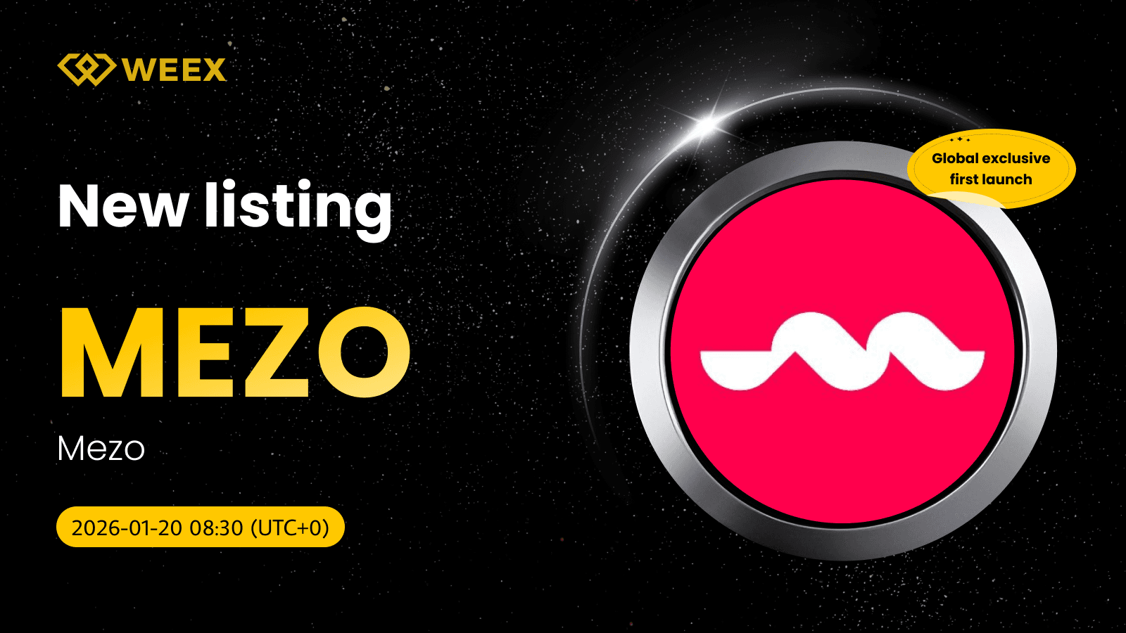 إطلاق عالمي حصري: زوج MEZO USDT في تداول WEEX الفوري