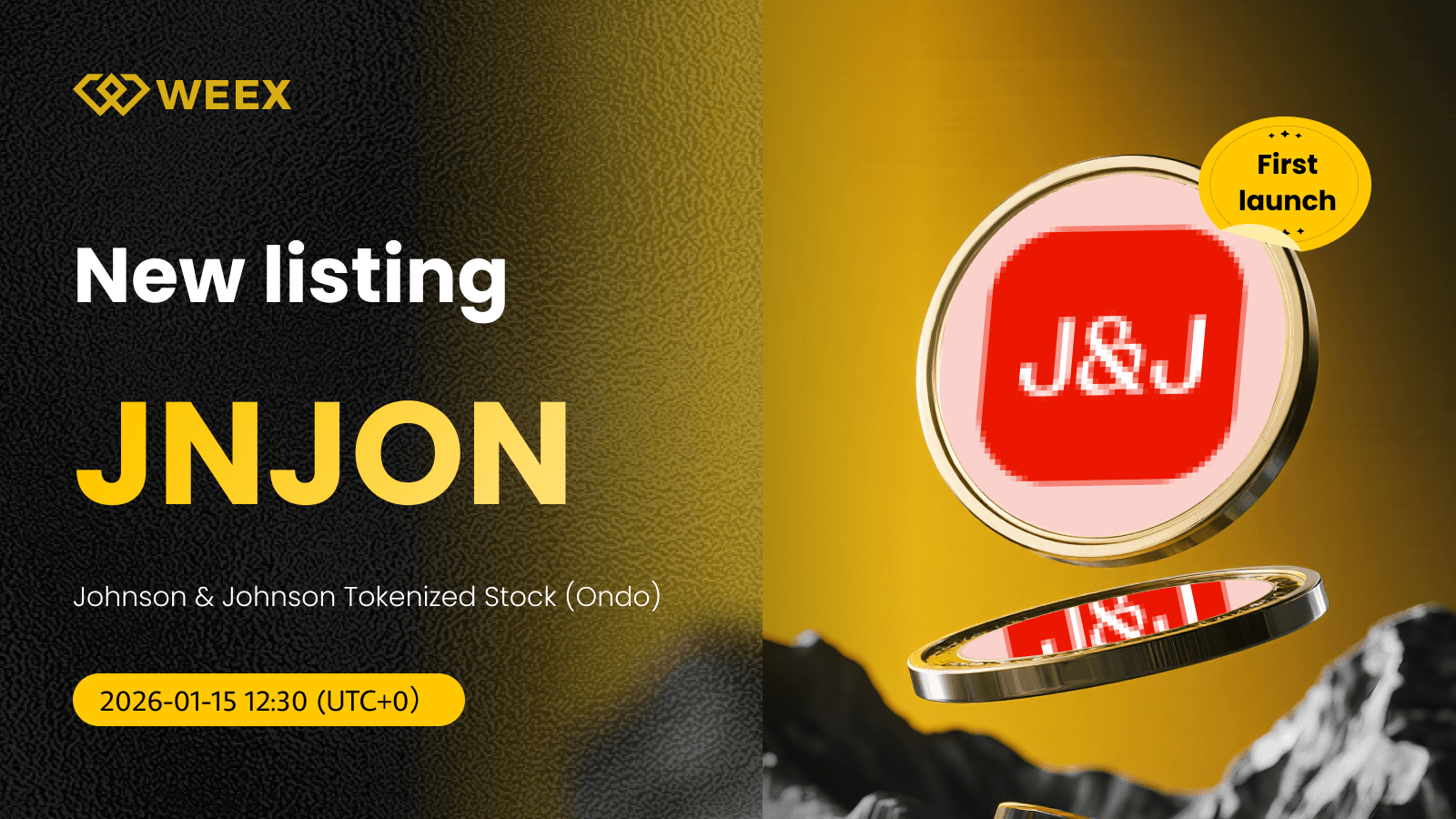 JNJON USDT listado en WEEX: Comercialice la moneda de Johnson & Johnson
