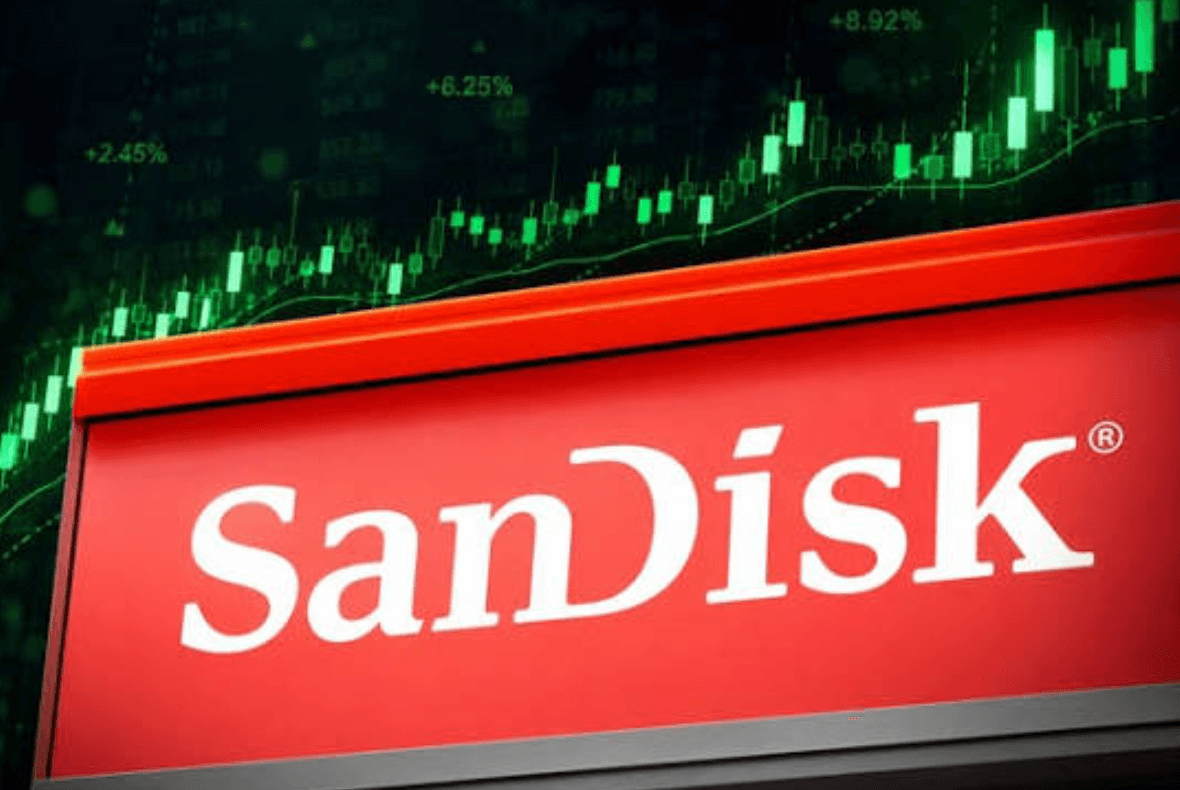 سهم SNDK ينخفض بنسبة 33% عن أعلى مستوى له على الإطلاق: هل انتهت طفرة ذاكرة الذكاء الاصطناعي حقاً؟