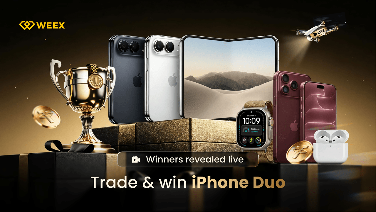 WEEX Sep 2026 Rewards: Trade & Win iPhone Duo