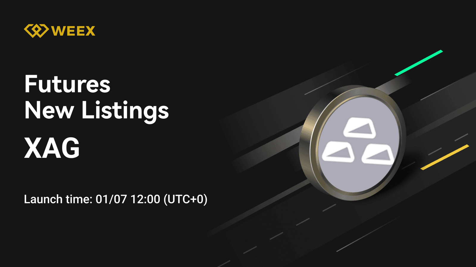 WEEX Futures lanza el contrato perpetuo XAG con el par XAG USDT