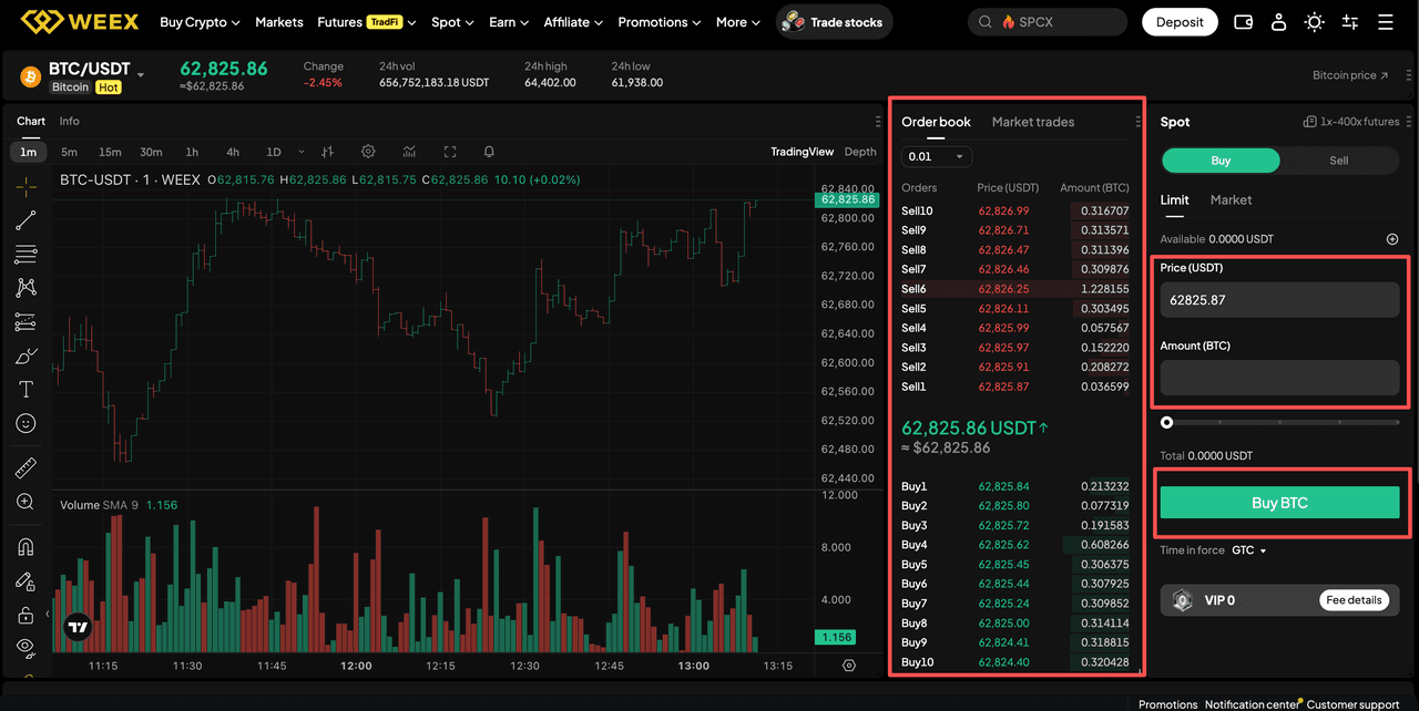 دليل كامل حول كيفية شراء العملات الرقمية على منصة WEEX في عام 2026