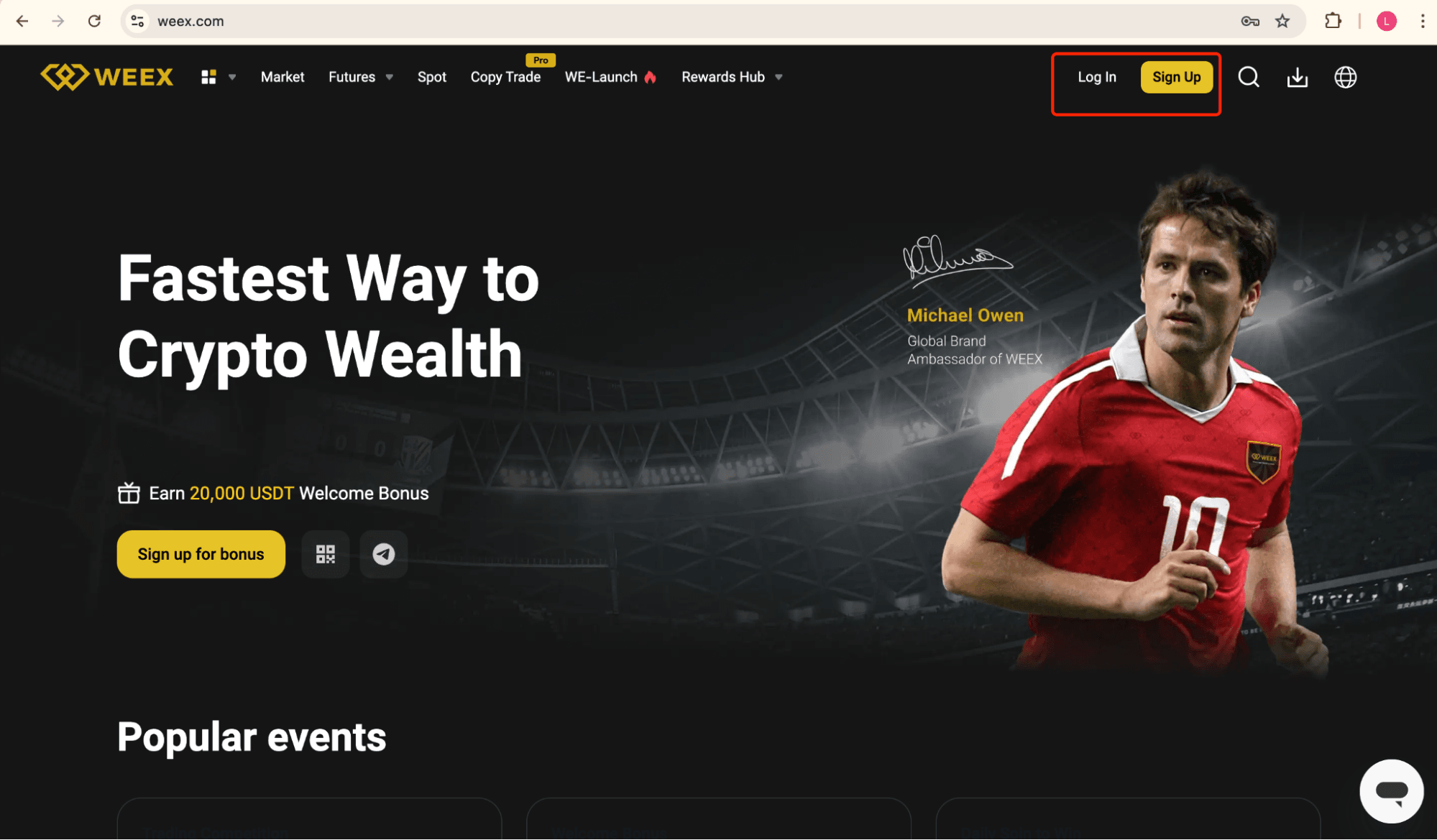 6 خطوات لإنشاء حسابك في WEEX Exchange