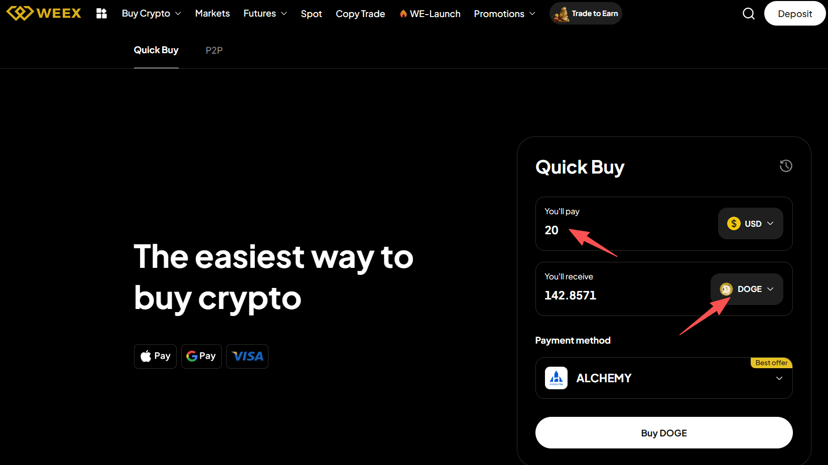 ما هو WEEX OTC وكيف تشتري عملة دوجكوين بالدولار الأمريكي على WEEX OTC؟