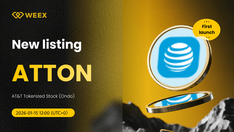 ATTON USDT en vivo en WEEX Spot: Acciones tokenizadas de AT&amp;T (Ondo) Coin