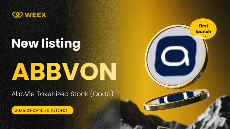 ABBVON USDT Trading Live: Acciones tokenizadas de AbbVie en WEEX Spot
