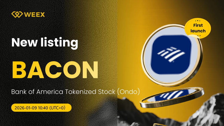 BACON USDT Live: Acciones tokenizadas de Bank of America en WEEX