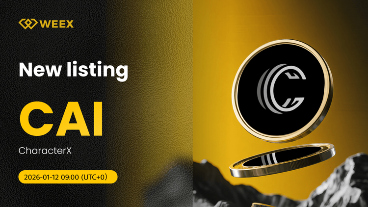 CAI USDT Spot Trading Live on WEEX: Listado de CharacterX