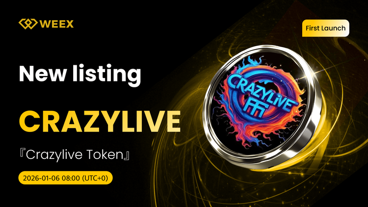 CRAZYLIVE USDT Par: Listas de monedas de token Crazylive en WEEX