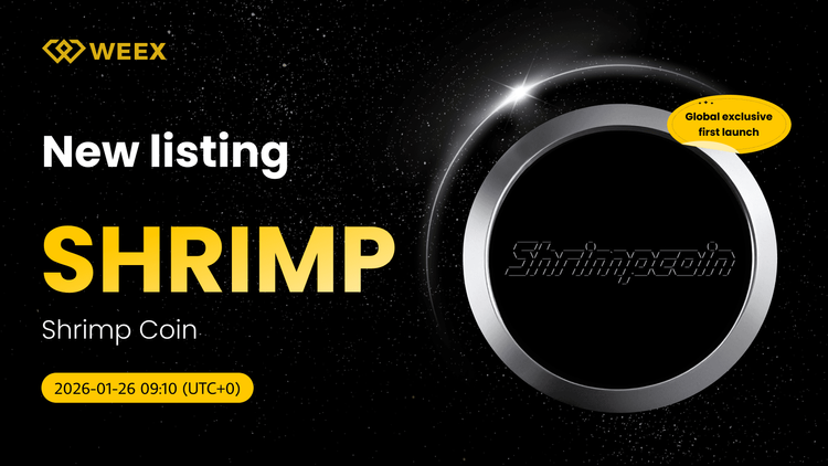 SHRIMP USDT ya está disponible en WEEX: Cotización exclusiva de Shrimp Coin