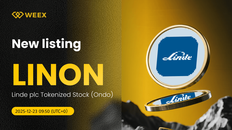 LINON USDT Live: Linde plc Tokenized Stock (Ondo) en WEEX
