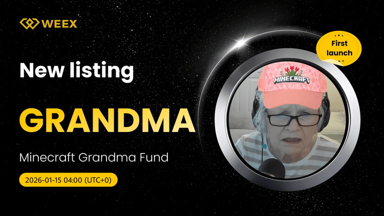 GRANDMA USDT ya disponible: El fondo Minecraft Grandma Fund cotiza en WEEX Spot