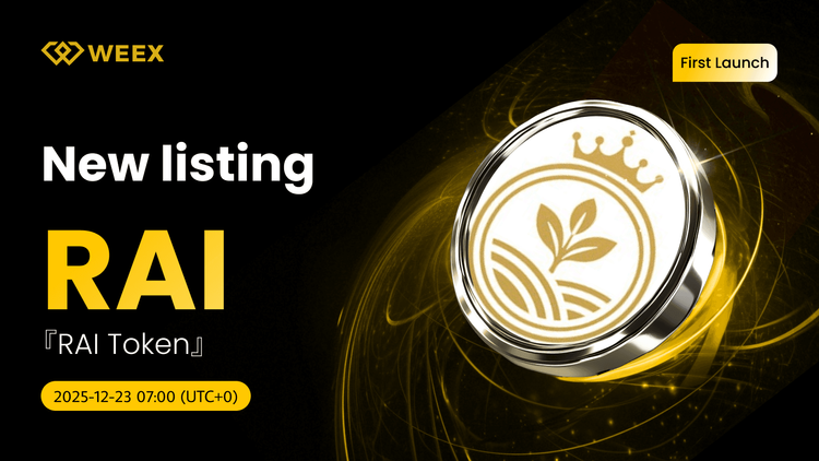 Par de USDT de la RAI en vivo: Moneda RAI Token (RAI) que cotiza en WEEX