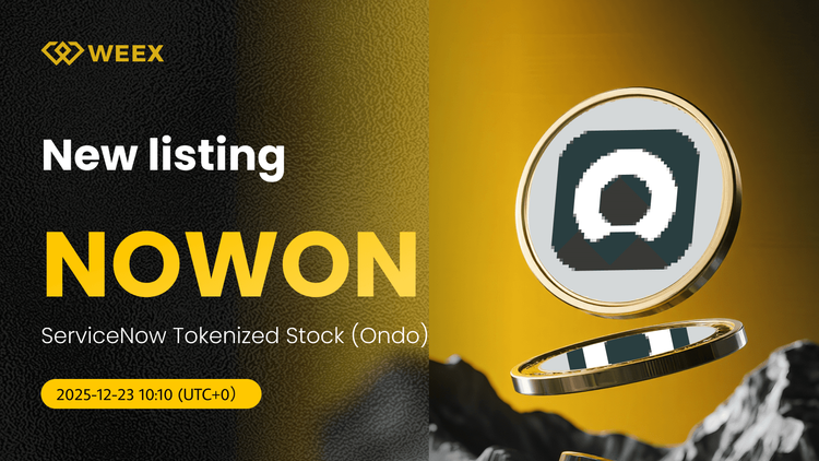 NOWON USDT Par Ahora en WEEX: Stock tokenizado de ServiceNow