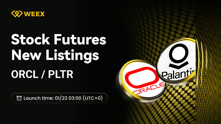 WEEX lanza los contratos perpetuos ORCL USDT y PLTR USDT