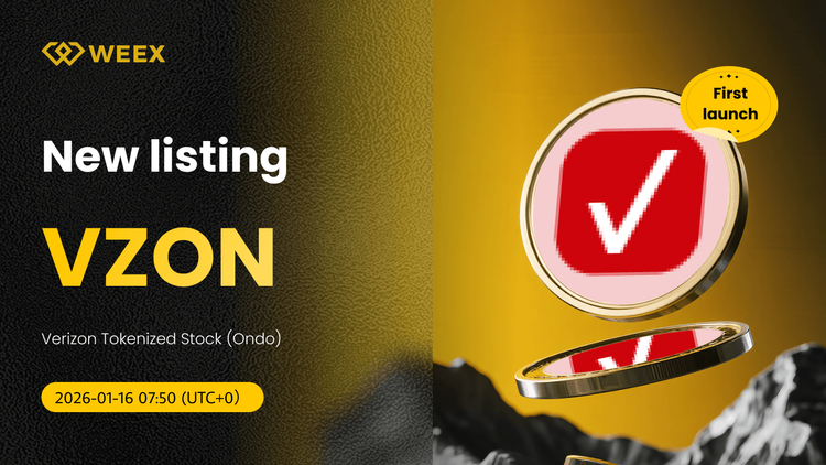 Negociación al contado de VZON USDT nueva en la bolsa de WEEX