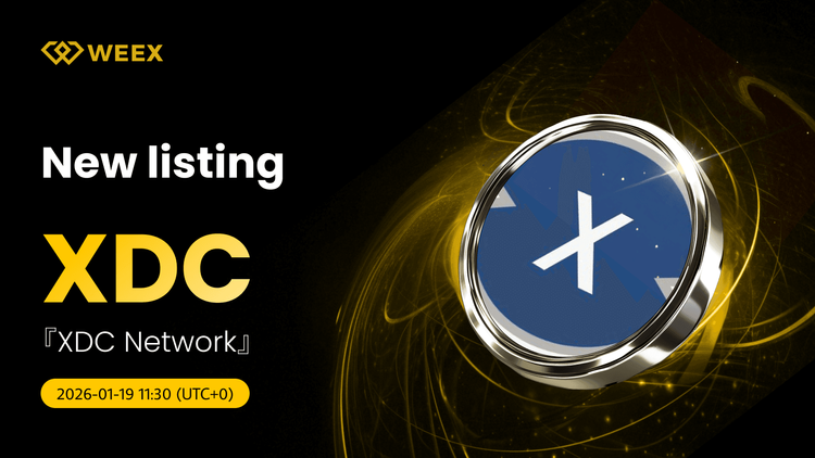 Se ha incluido el par XDC USDT: Opere con la moneda de la red XDC en WEEX Spot